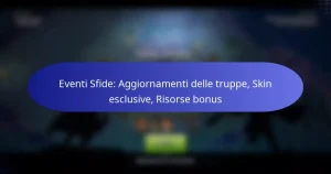 Read more about the article Eventi Sfide: Aggiornamenti delle truppe, Skin esclusive, Risorse bonus