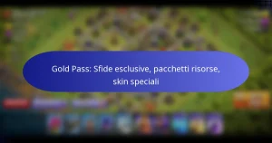 Read more about the article Gold Pass: Sfide esclusive, pacchetti risorse, skin speciali