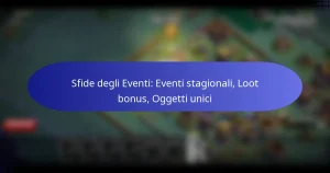 Read more about the article Sfide degli Eventi: Eventi stagionali, Loot bonus, Oggetti unici