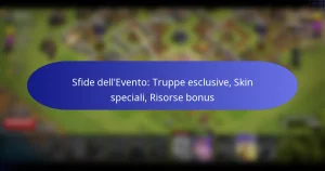Read more about the article Sfide dell’Evento: Truppe esclusive, Skin speciali, Risorse bonus
