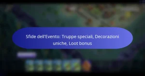 Read more about the article Sfide dell’Evento: Truppe speciali, Decorazioni uniche, Loot bonus