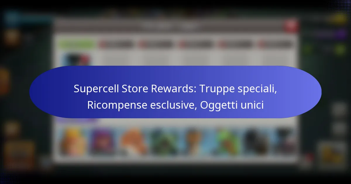 Read more about the article Supercell Store Rewards: Truppe speciali, Ricompense esclusive, Oggetti unici